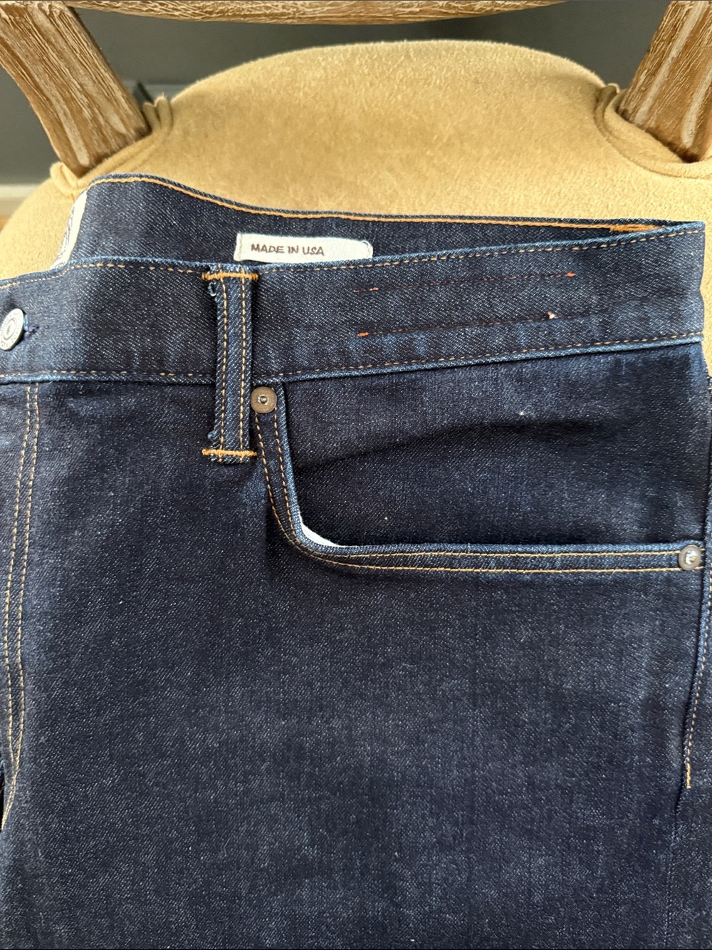 Dark blue jeans by Hiroshi Kato. - Picture 6 of 8
